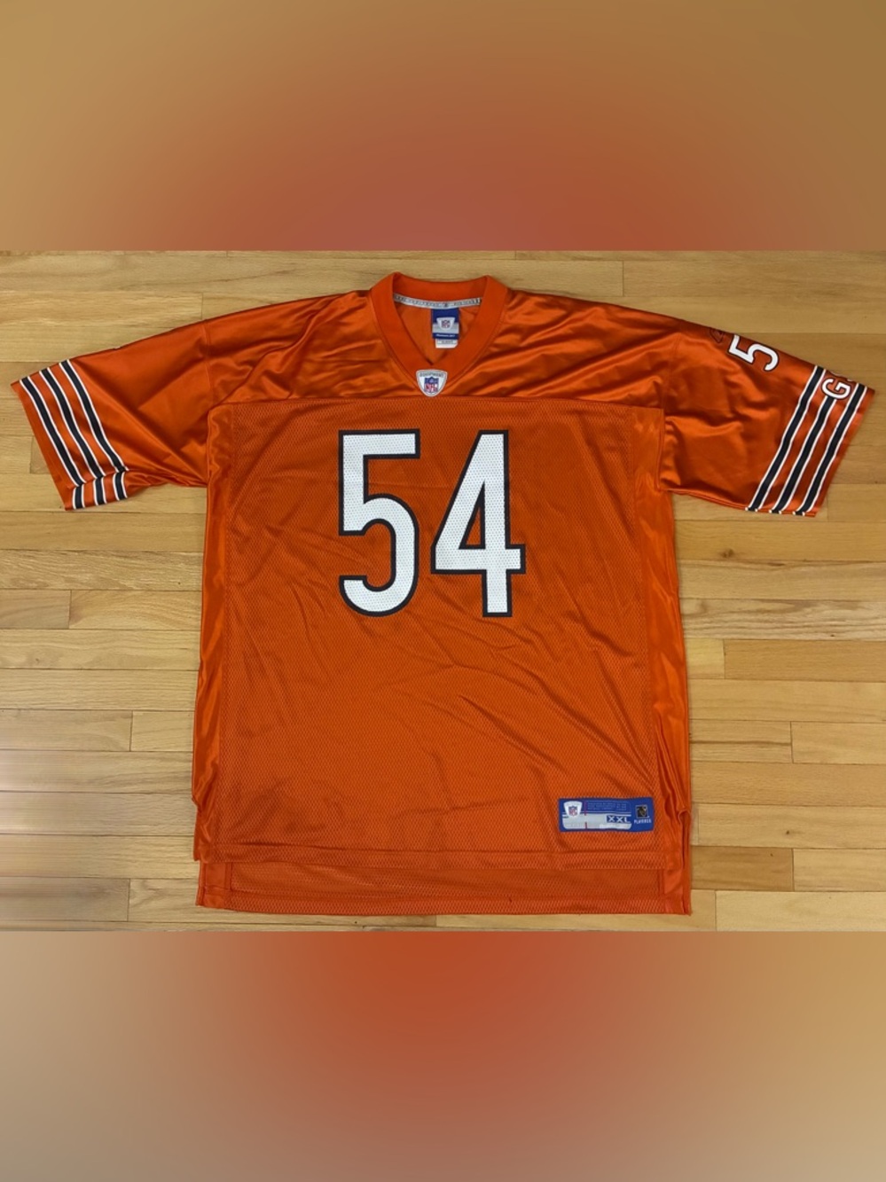 Brian Urlacher #54 Chicago Bears Orange Reebok Jersey Men’s Size XXL